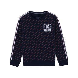 Status Quo Boys Navy Blue Printed Sweatshirt-image-82