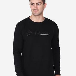 Steele Typography Pure Cotton Pullover Sweatshirt-image-87