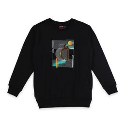 Gini and Jony Boys Black Printed Sweatshirt-image-85