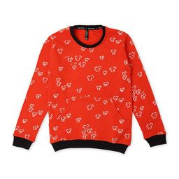 earth conscious Boys Red Printed Sweatshirt-image-51