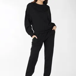THE CLOTHING FACTORY Round Neck Pullover Cotton Sweatshirt-picture-50