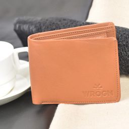 WROGN Men Textured Leather Two Fold Wallet-14