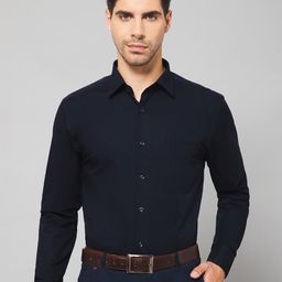 Cantabil Spread Collar Smart Cotton Formal Shirt-image-53