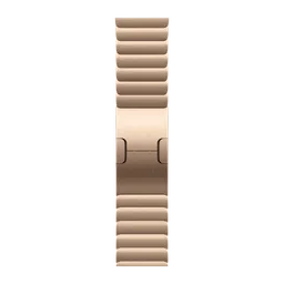 Apple Link Stainless Steel Bracelet for Apple (44mm / 45mm / 46mm / 49mm) (Simple Release Button, Gold)-image-86