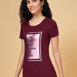 Honey by Pantaloons Typography Printed Cotton T-Shirt-picture-7