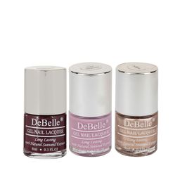 DeBelle Set of 3 Long Lasting Gel Nail Lacquers with Natural Seaweed Extract-5