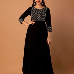 FCV Fit and Flare Maxi Dress-image-62