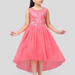 BAESD Girls Sequinned Embellished Fit & Flare Dress-image-54