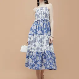 Colour Me by Melange Women Print Off-Shoulder Maxi Dress-image-45