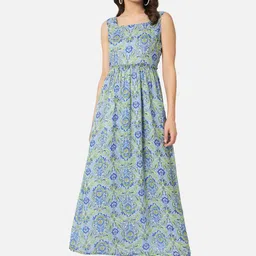 ALL WAYS YOU Floral Print Georgette Maxi Dress-image-85
