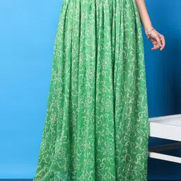 BAESD Printed Flared Maxi Skirts-picture-17