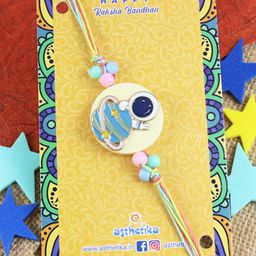 Asthetika Boys Star Charm Beaded Rakhi-19