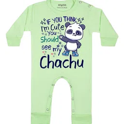 Arvesa I'm Cute See My Chachu Printed Bodysuit-66