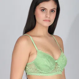StyFun Floral Bra Full Coverage Underwired Lightly Padded image 3