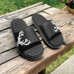 FABBMATE Men Printed Rubber Sliders-picture-6
