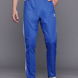 ADIDAS Originals Men Brand Logo Detail Side Striped Slim Fit Classic Track Pants-picture-9