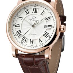 FORSINING Men Round Dial & Leather Straps Analogue Watch FSG8051M3R4-picture-17