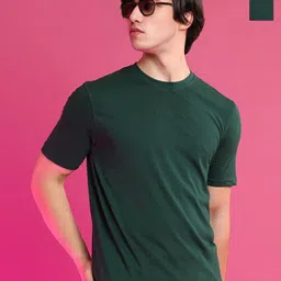 Moda Rapido Pack Of 2 Round Neck Pure Cotton Regular Fit T-shirt-image-79