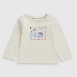 mothercare Girls Graphic Printed Round Neck Cotton T-shirt-image-78