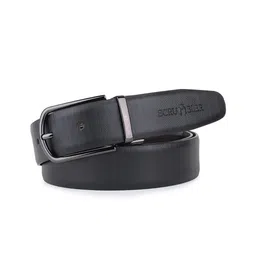 Scrumbler Men Textured Leather Reversible Formal Belt-image-27