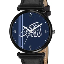 CSAMON Men Dial & Leather Bracelet Style Straps Analogue Watch C34BLK Islamic-30