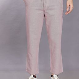THE BEETEL HOUSE Men Relaxed Loose Fit Easy Wash Trousers-picture-1