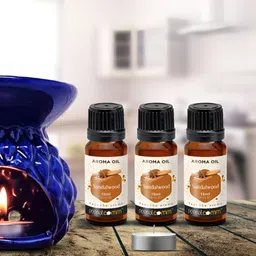 PEEPALCOMM 4-Pcs Blue Aroma Oil Diffuser With Scented Oils 15 ml Each-78