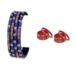 SOMIL Set Of 2 Women Alloy Bangle-image-80