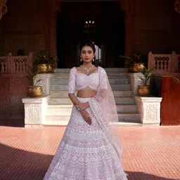 KIASA By Ronak & Shruti Arya Sequinned Ready To Wear Lehenga Blouse & Dupatta image 2