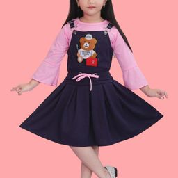 HSS TRENDS Kids-Unisex Pink Cotton Blend Clothing Set-image-50