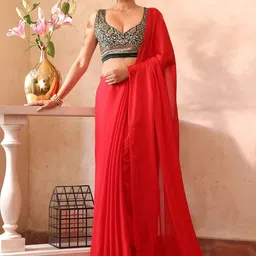 all about you Pure Chiffon Saree-picture-27