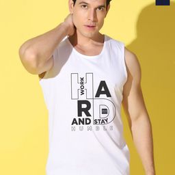 WOOSTRO Pack Of 2 Printed Combed Cotton Gym Vests VWS26(HARD WHITE)(BKLN NAVY)-image-90