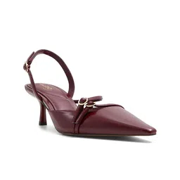ALDO Women Synthetic Pointed Toe Buckle Mules-image-61