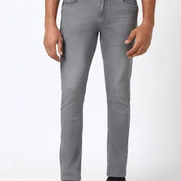 Peter England Casuals Men Mid-Rise Slim Fit Light Fade Jeans-image-34
