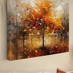 Livin'luxe Yellow & Green Abstract Canvas Wall Art-image-43