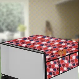The Furnishing Tree Pink Plastic Refrigerator Cover-image-96
