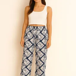 GAB Printed Mid-Rise Lounge Pants-image-95