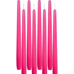 atorakushon Pink 8 pieces Pillar Candle-image-98