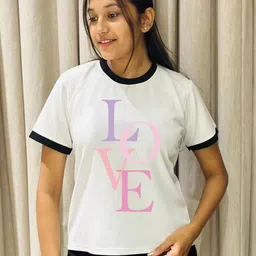 Moda Rapido Women Printed Cut Outs T-shirt-picture-30