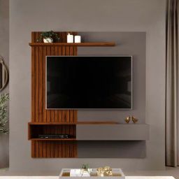 casacraft from pepperfry Tito Tv Unit In Cinza Urbano & Nogueira Finish For Tvs Up To 50"-picture-28
