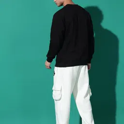 GRIFFEL Graphic Printed Sweatshirt with Track Pants image 2