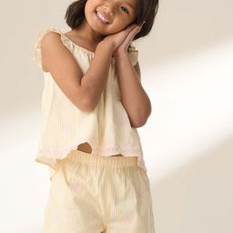 Angel & Rocket Broderie Pure Cotton Short Set-image-50