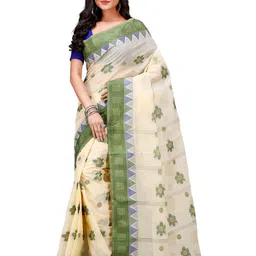 DipDiya Floral Pure Cotton Taant Saree-picture-52