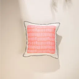 FREEDOM TREE Red & White Abstract Printed Square Cushion Covers image 4