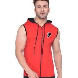 BEYOU FASHION Solid Hood Slim Fit T shirt-picture-39