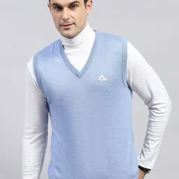 Monte Carlo Men Woollen V - Neck Long Sleeves Pullover Sweater-picture-27