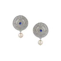 Stefan Rhodium-Plated Dangler Drop Earrings-image-12