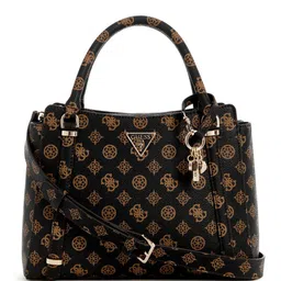 GUESS Geometric Printed Bucket Satchel-56