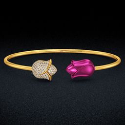 Joyalukkas 22 KT Gold Bangle - 9.82 gms-picture-43