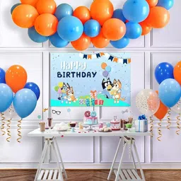 Special You 24Pcs Orange-Colored & Blue Birthday Decor-2